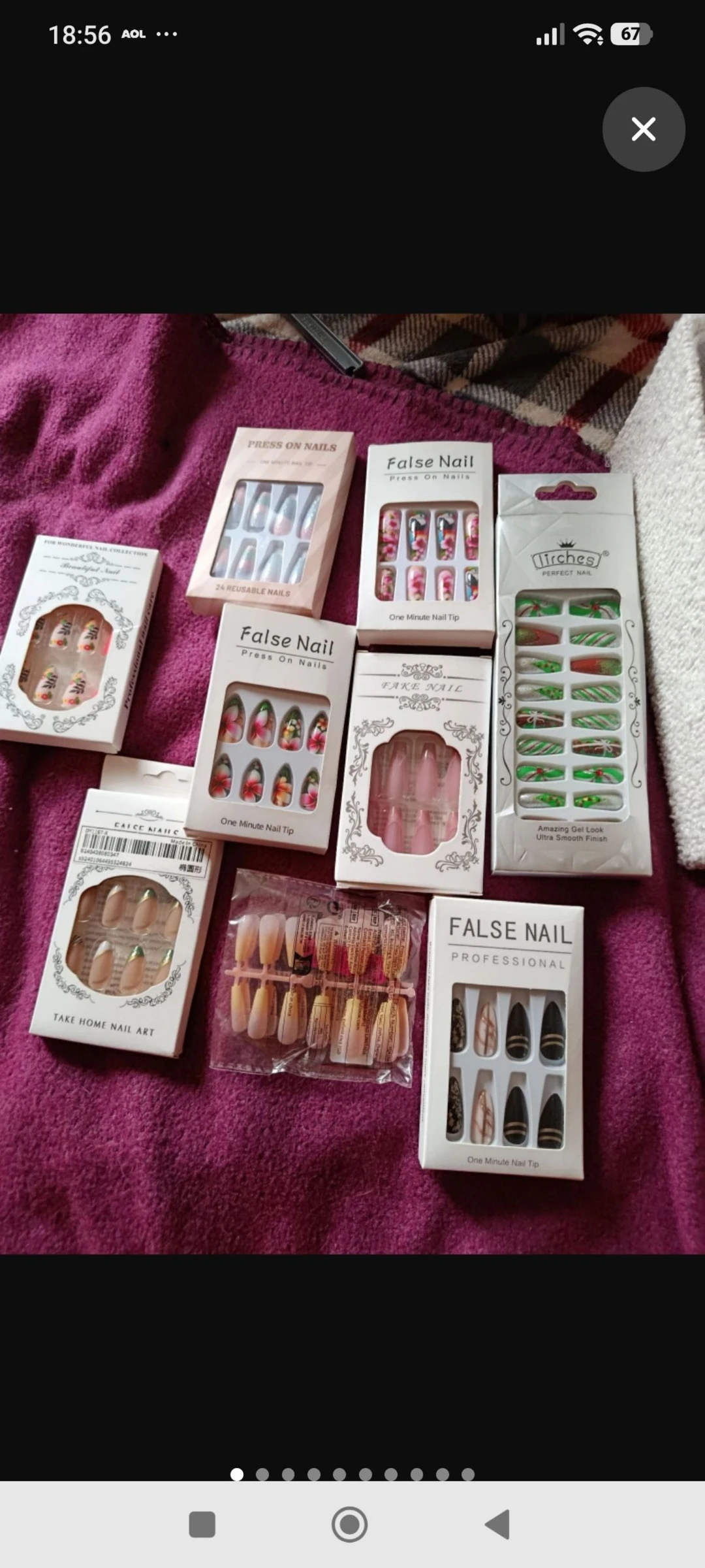 Lot de faux ongles 